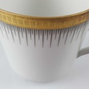 [458166264] Kaffeetasse Seltmann Weiden Form 25475 grau gold Dekor gebraucht - gut Bild 6