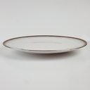 [458166272] Tortenplatte Seltmann Weiden Form 25475 grau gold Dekor gebraucht - gut Bild 3