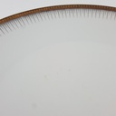 [458166272] Tortenplatte Seltmann Weiden Form 25475 grau gold Dekor gebraucht - gut Bild 4