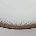 [458166273] Suppenteller 24,1 cm Seltmann Weiden Form 25475 grau gold Dekor gebraucht - gut Bild 2