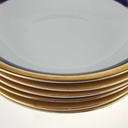 [2119227] 6er Set Suppenteller 22 cm Winterling Kirchenlamitz Echt Kobalt Scharffeuer gebraucht - gut Bild 4