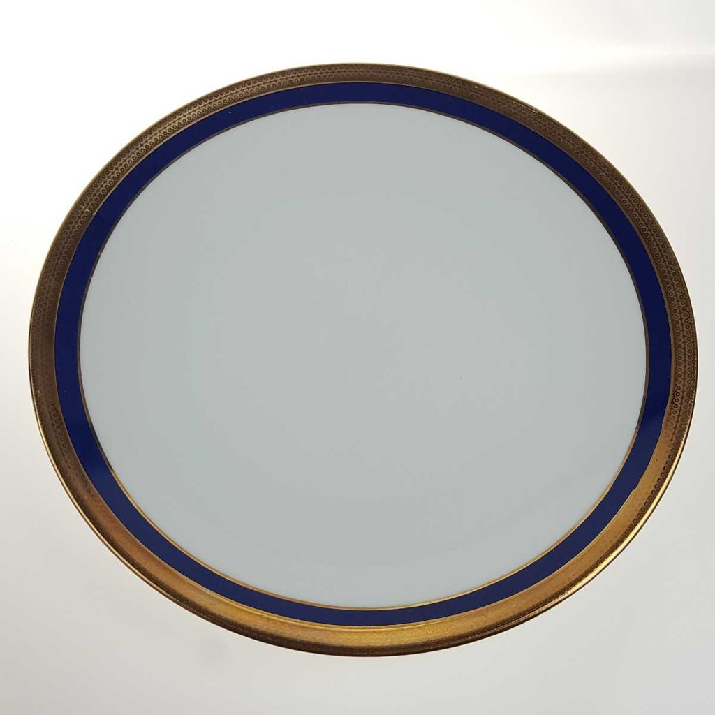 [2119228] 6er Set Speiseteller Essteller 24,2 cm Winterling Kirchenlamitz Echt Kobalt Scharffeuer gebraucht - gut Bild 5