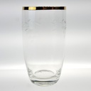 [458166284] Weinglas 10 cm Goldrand 5 mm Transparent gebraucht - gut Bild 2