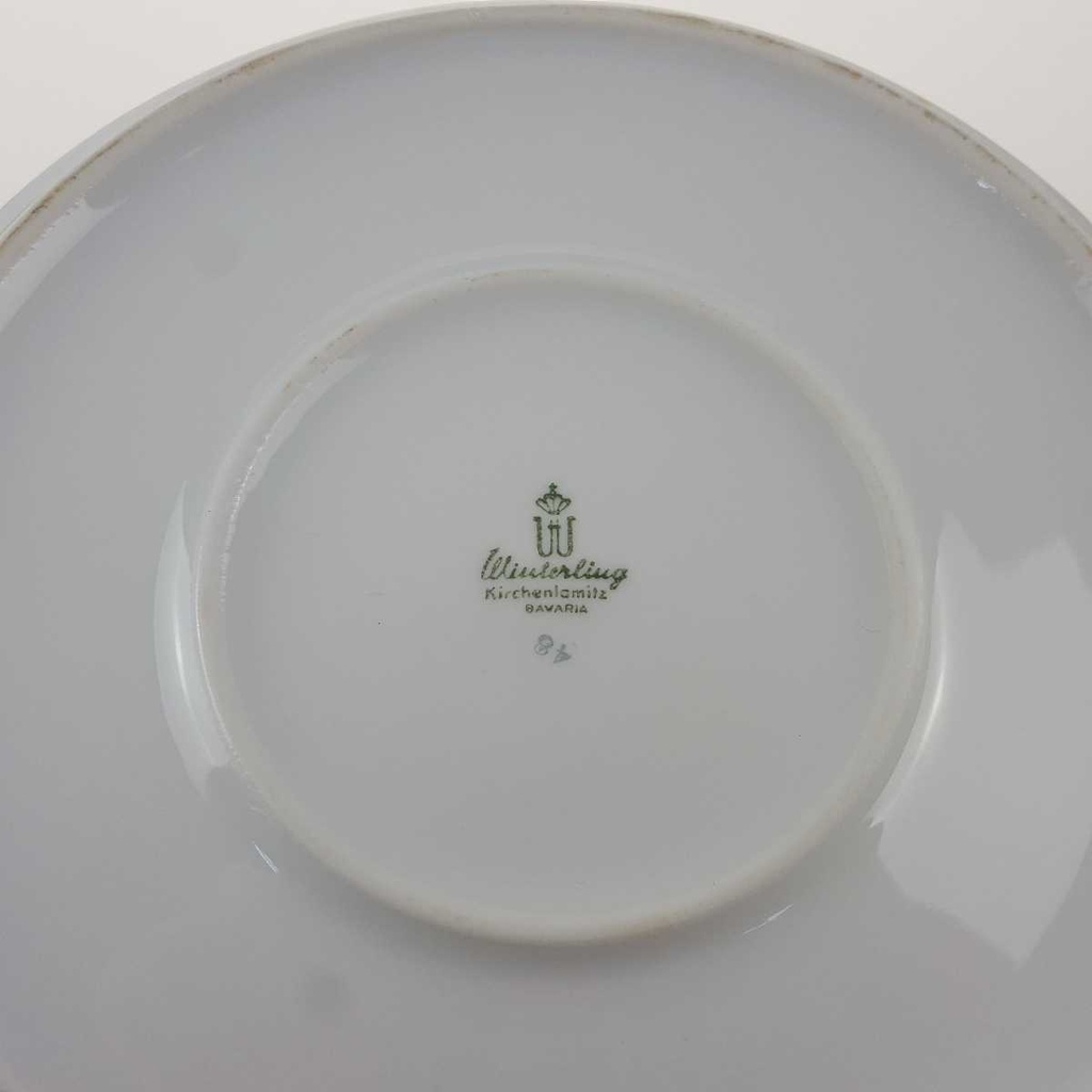 [458166287] Ragoutterrine Terrine Servierschüssel 1,1 L Winterling Kirchenlamitz Echt Kobalt Scharffeuer gebraucht - gut Bild 10