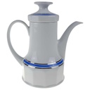 [458166290] Kaffeekanne 1,05 L Seltmann Weiden Vohenstrauß Platinrand blau gebraucht - gut Bild 2