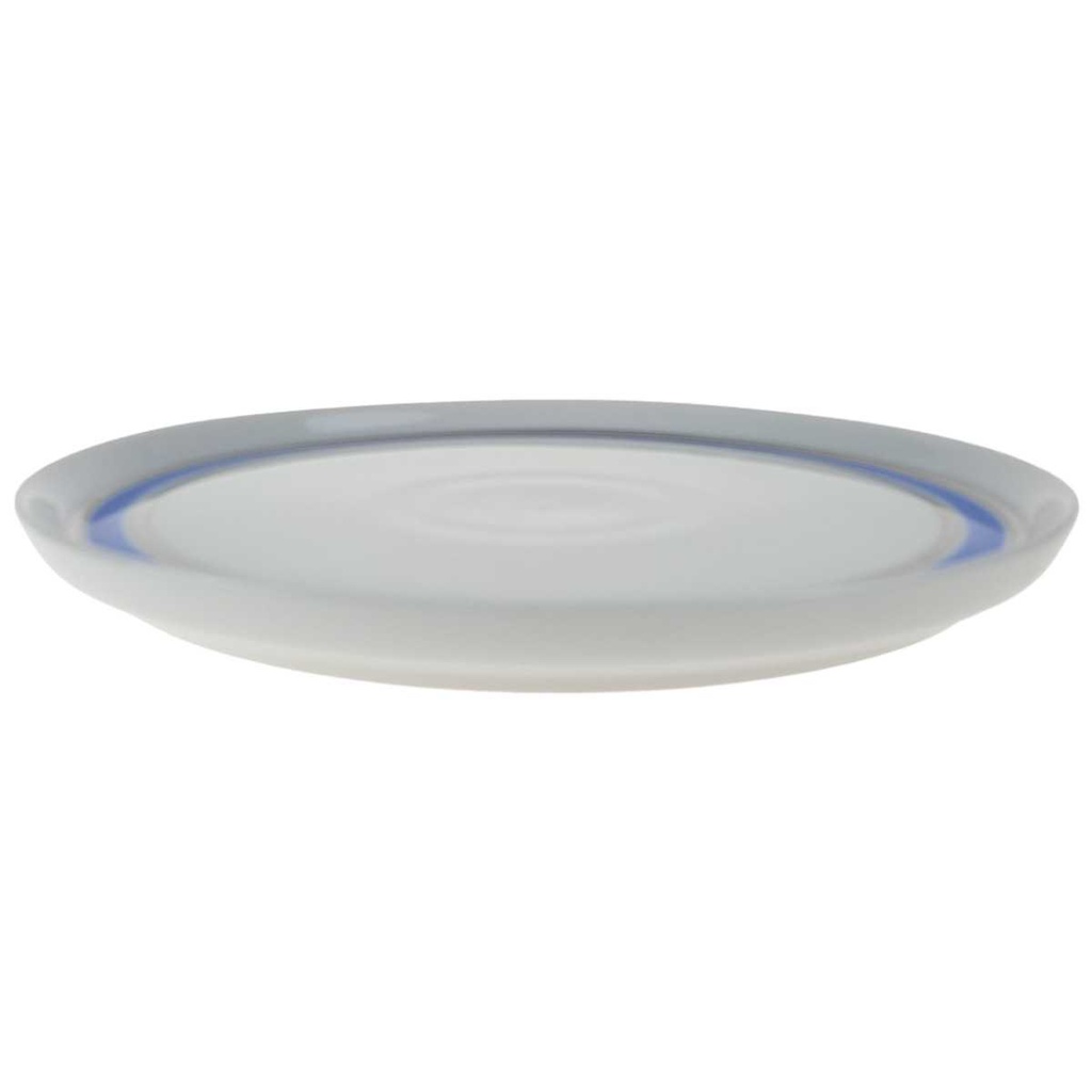 [458166298] Kuchenteller Dessertteller 18,9 cm Seltmann Weiden Vohenstrauß Platinrand blau gebraucht - gut Bild 2