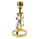 [458166310] Kerzenhalter Kerzenständer Stabkerzenhalter Gold Strasssteine hängend Bild 2