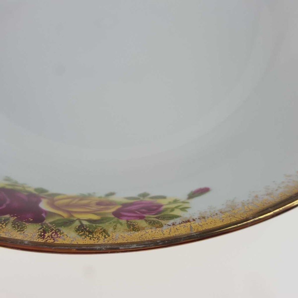[458166323] Schüssel Goldrand 23,1 cm Winterling Kirchenlamitz Rose gebraucht - gut Bild 5