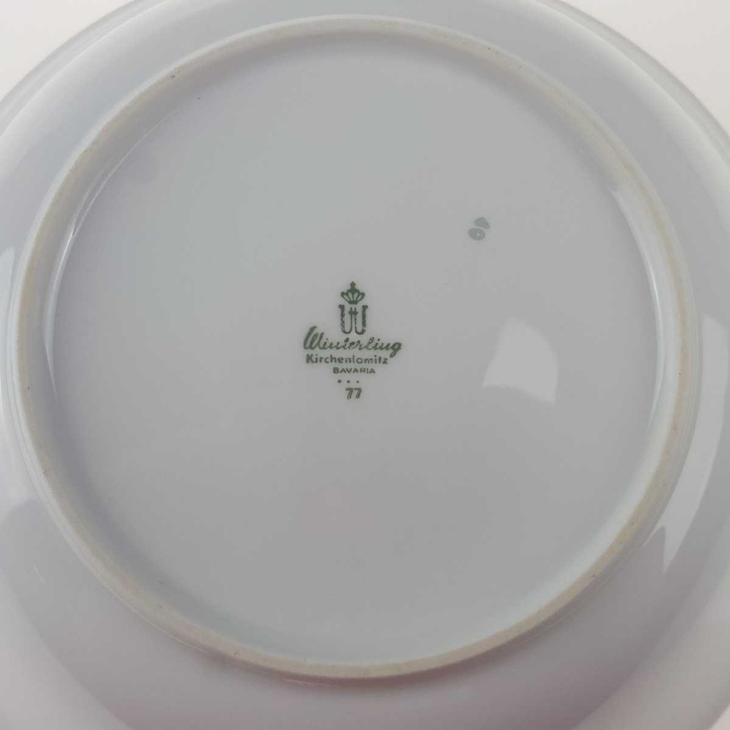 [458166323] Schüssel Goldrand 23,1 cm Winterling Kirchenlamitz Rose gebraucht - gut Bild 6
