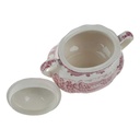 [458166327] Zuckerdose 0,25 L Palissy Avon Scenes Rot gebraucht - gut Bild 3