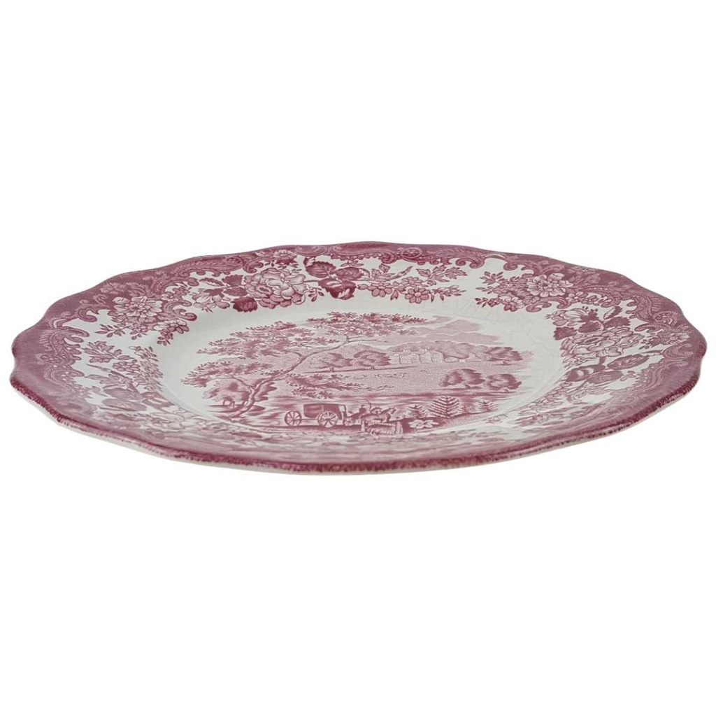 [458166329] Kuchenteller 20,3 cm Palissy Avon Scenes Rot gebraucht - akzeptabel Bild 2