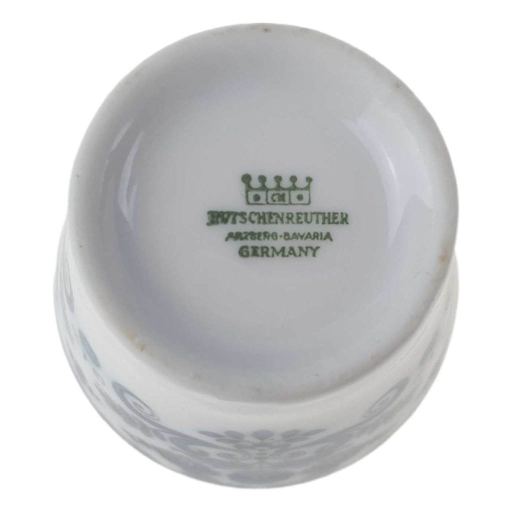 [458166334] Eierbecher Hutschenreuther Arzberg Blaue Blumen gebraucht - sehr gut Bild 6