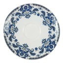[458166335] Kaffeetasse mit Untertasse Hutschenreuther Arzberg Blaue Blumen gebraucht - sehr gut Bild 6