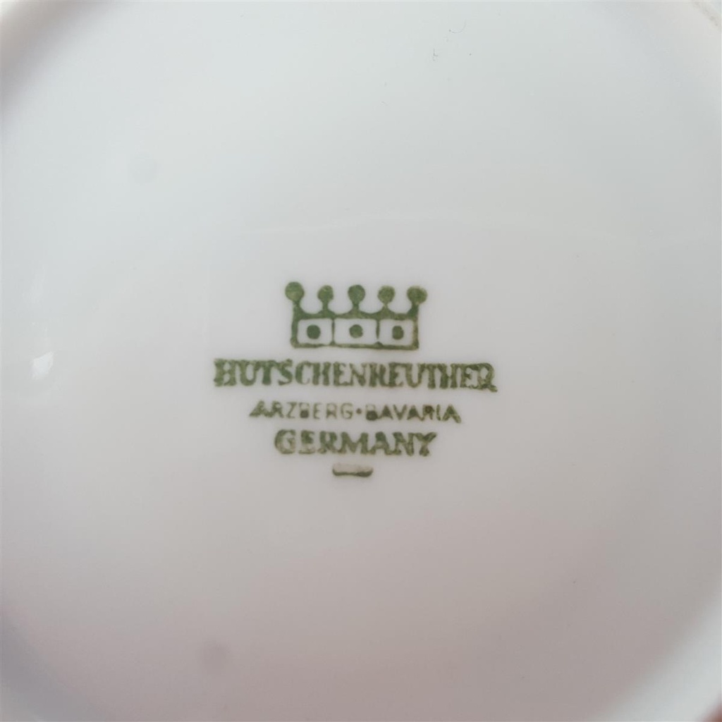 [458166335] Kaffeetasse mit Untertasse Hutschenreuther Arzberg Blaue Blumen gebraucht - sehr gut Bild 8