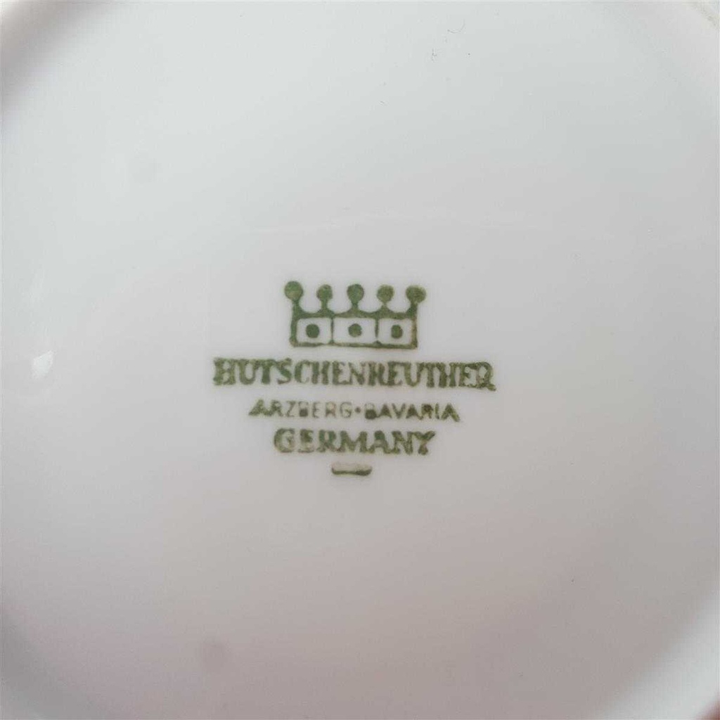 [458166336] Untertasse für Kaffee 14,3 cm Hutschenreuther Arzberg Blaue Blumen gebraucht - akzeptabel Bild 3