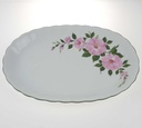 [458166339] Servierplatte mittelgroß 31,7x21,5 cm Winterling Kirchenlamitz Wildrose Hibiskus gebraucht - gut Bild 3