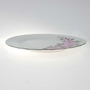 [458166342] Speiseteller Essteller 24,5 cm Winterling Kirchenlamitz Wildrose Hibiskus gebraucht - gut Bild 3