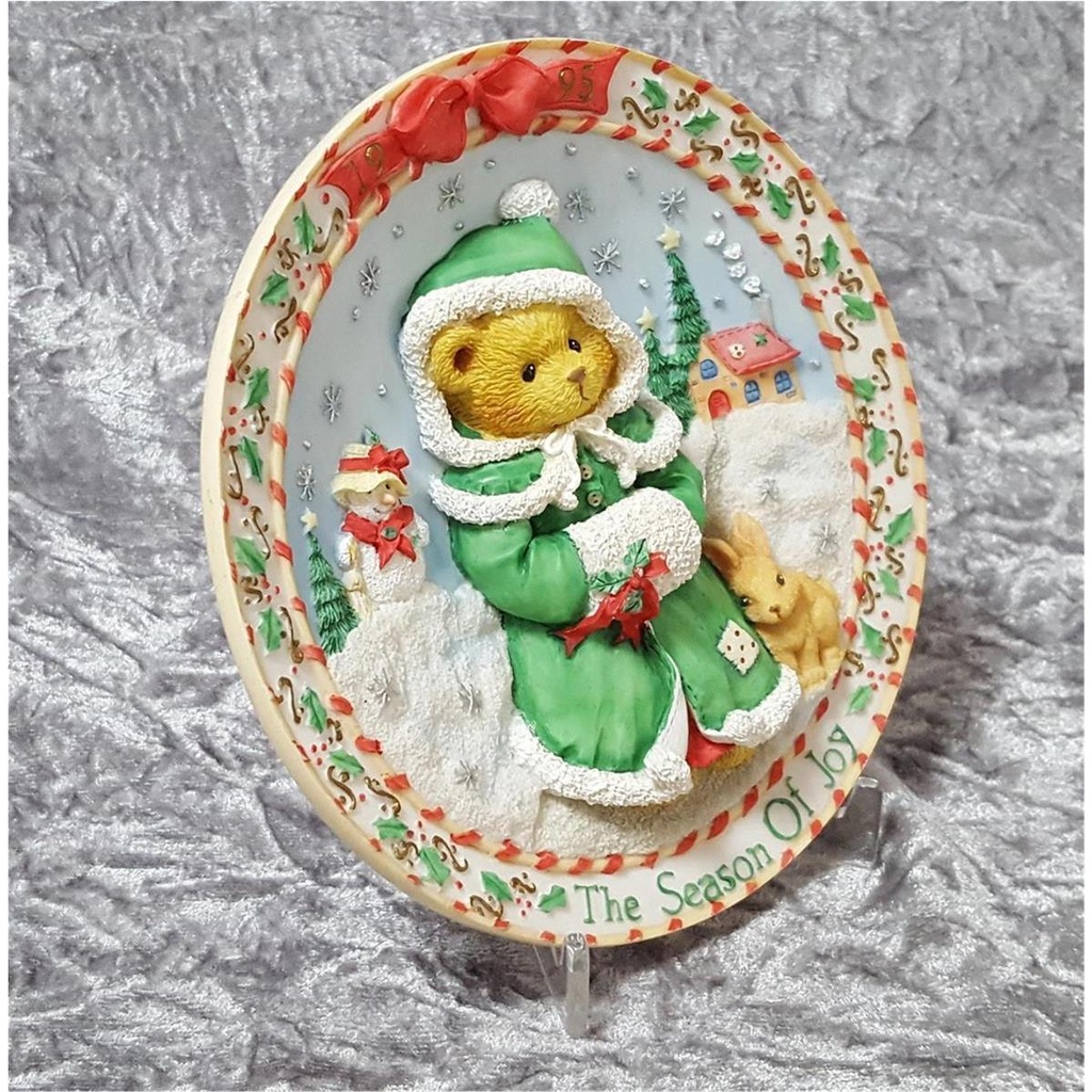 [45816635] Wandteller Wandbild Cherished Teddies The Season Of Joy 1995 gebraucht - gut Bild 2