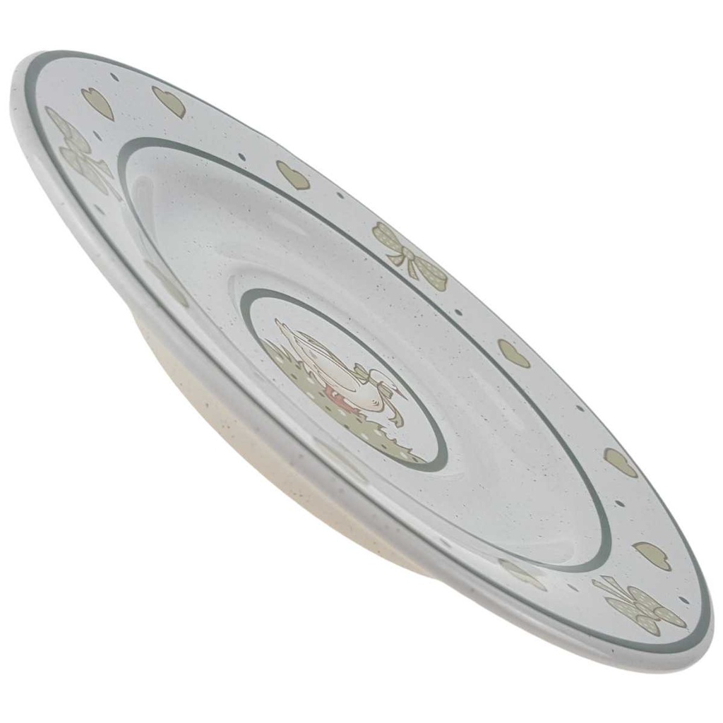 [458166354] Untertasse für Tee/Kaffee 16 cm Pfalzkeramik Gänseglück R. Lumm gebraucht - sehr gut Bild 2