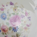 [458166359] Servierplatte Teller 32 cm Thomas Porzellan Ivory Blumendekor Blumen gebraucht - gut Bild 3