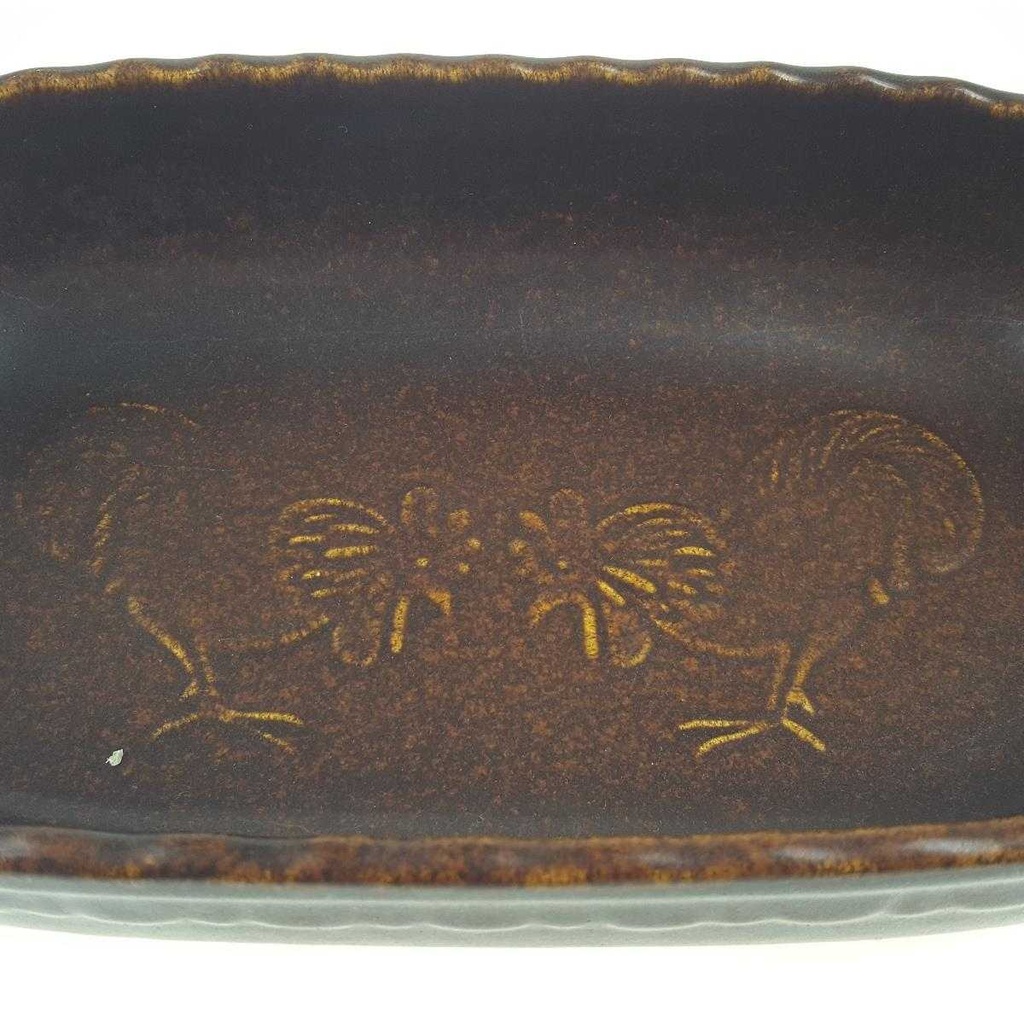 [2119229] Auflaufform Toastpfännchen Melitta Friesland Katengeschirr Braun gebraucht - gut Bild 3
