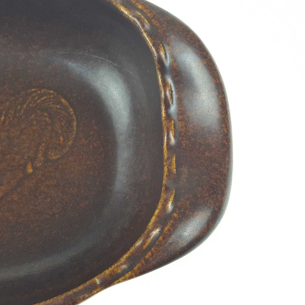 [2119229] Auflaufform Toastpfännchen Melitta Friesland Katengeschirr Braun gebraucht - gut Bild 4
