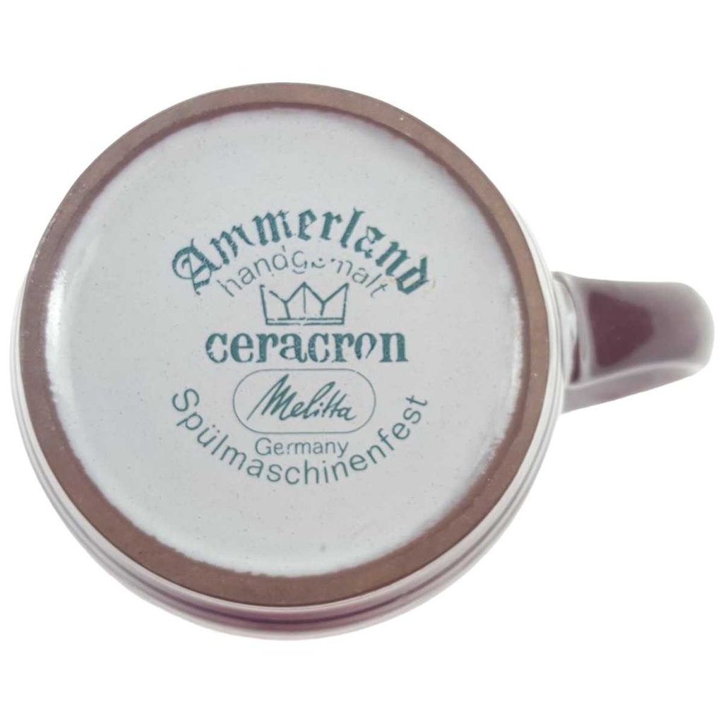 [2119233] Bierkrug Bierseidel 0,6 L Melitta Ammerland Grau Braun gebraucht - sehr gut Bild 2