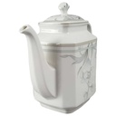 [45816639] Kaffeekanne Kanne 1,5 L Arabella Atelier Blumendekor blau grau Blumen gebraucht - gut Bild 2