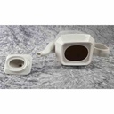 [45816639] Kaffeekanne Kanne 1,5 L Arabella Atelier Blumendekor blau grau Blumen gebraucht - gut Bild 6