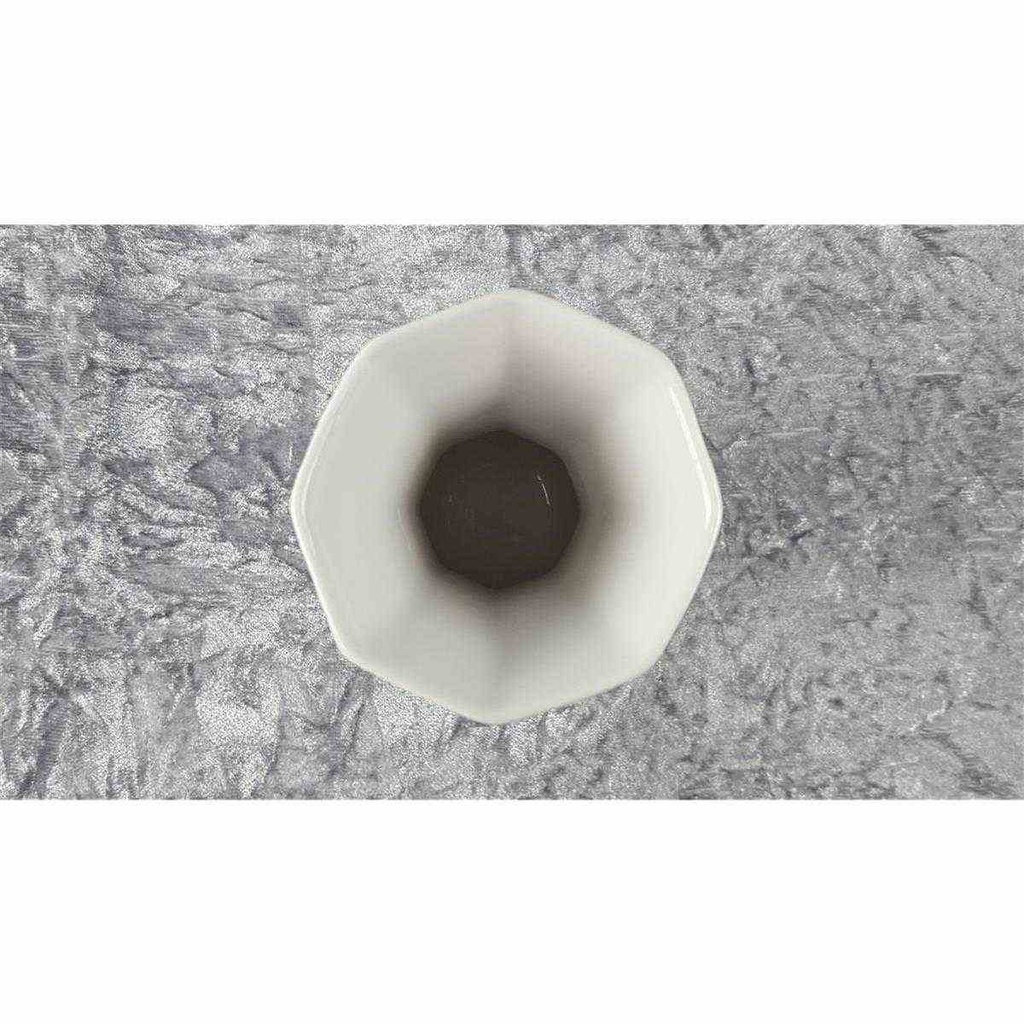 [45816646] Tischvase Vase 14 cm Arabella Atelier Blumendekor blau grau Blumen gebraucht - sehr gut Bild 4