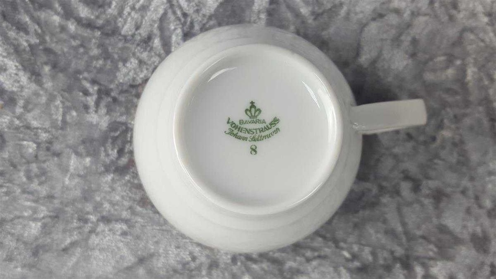 [45816650] Kaffeetasse Tasse Seltmann Weiden Vohenstrauß rot gold Rand gebraucht - gut Bild 3