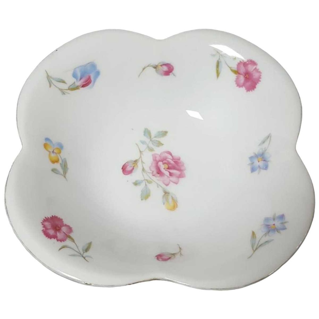 [45816655] Schüssel Schale 19,2 cm Königszelt Blumendekor Blumen gebraucht - gut Bild 2