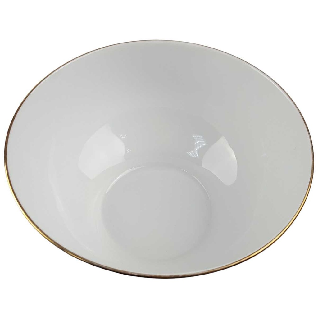 [458166561] Schüssel Goldrand 1,7 L 20 cm AK Kaiser Porzellan Form 40 Reliefdekor gebraucht - gut Bild 2