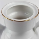 [458166563] Kaffeekanne Goldrand 1,3 L AK Kaiser Porzellan Form 40 Reliefdekor gebraucht - gut Bild 6