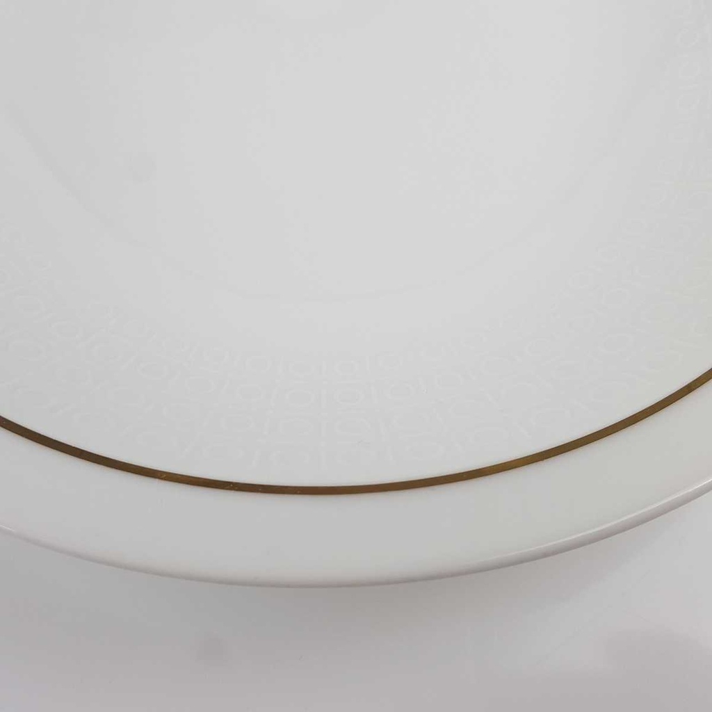 [458166564] Suppenteller Goldrand 22,1 cm AK Kaiser Porzellan Form 40 Reliefdekor gebraucht - gut Bild 3