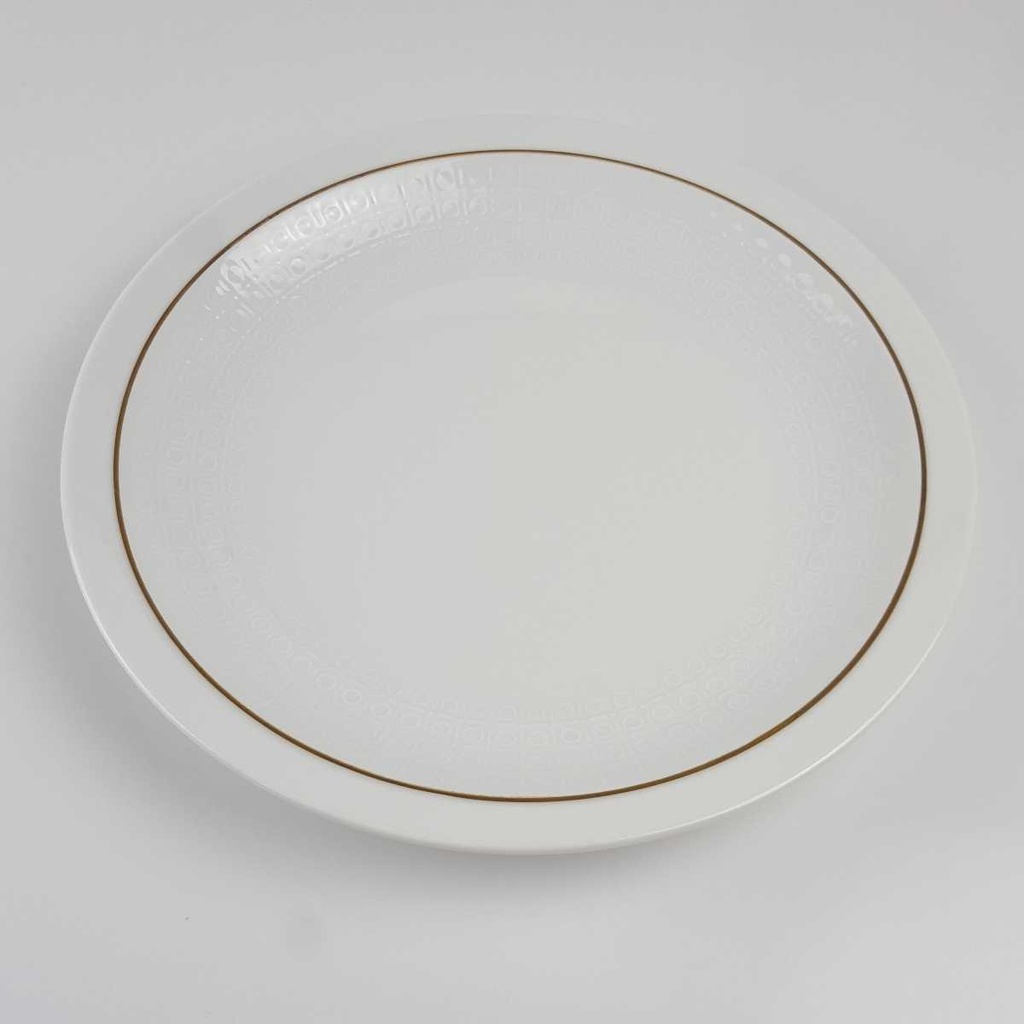 [458166566] Speiseteller Essteller Goldrand 24,8 cm AK Kaiser Porzellan Form 40 Reliefdekor gebraucht - gut Bild 3