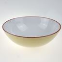 [2119234] 2er Set Schüssel Schalen 20,1/22,6 cm Unbekannter Hersteller Schüsseln Gelb weiß 1034 23, Grün 20 gebraucht - gut Bild 2
