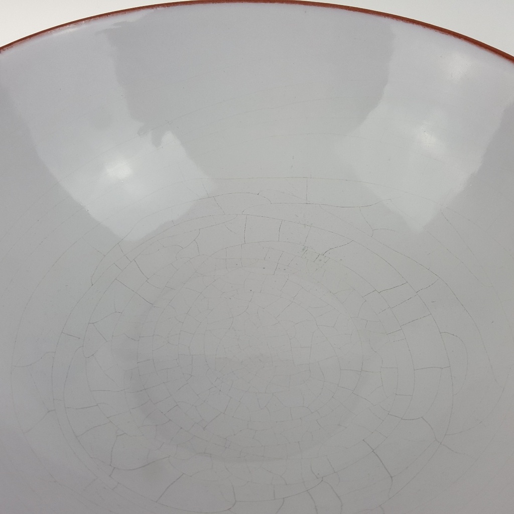 [2119234] 2er Set Schüssel Schalen 20,1/22,6 cm Unbekannter Hersteller Schüsseln Gelb weiß 1034 23, Grün 20 gebraucht - gut Bild 4