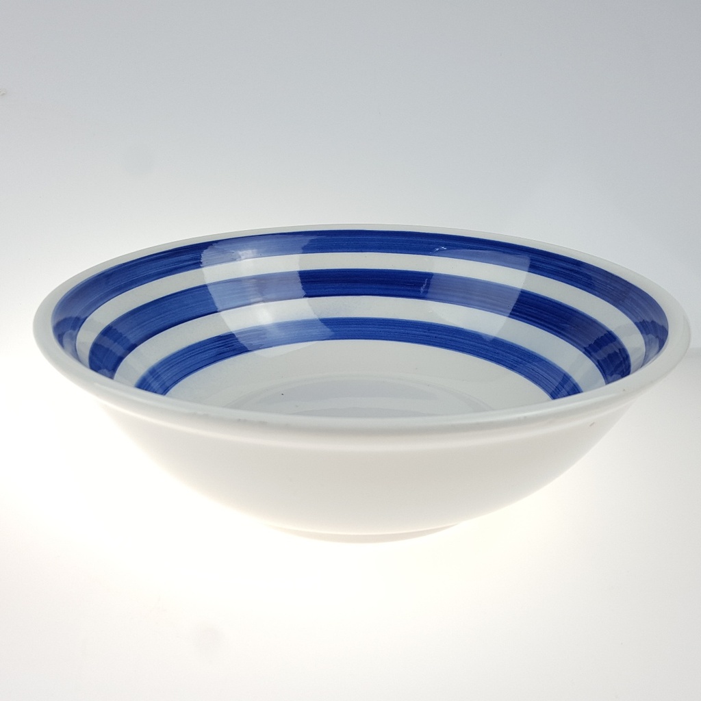 [2119235] 3er Set Schüsseln Keramik Grün/weiß Rosa/weiß Blau/weiß Bild 2