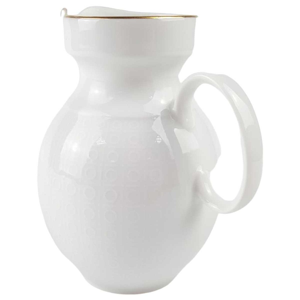 [458166575] Milchkännchen Goldrand AK Kaiser Porzellan Form 40 Reliefdekor Bild 2