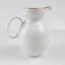 [458166575] Milchkännchen Goldrand AK Kaiser Porzellan Form 40 Reliefdekor Bild 3
