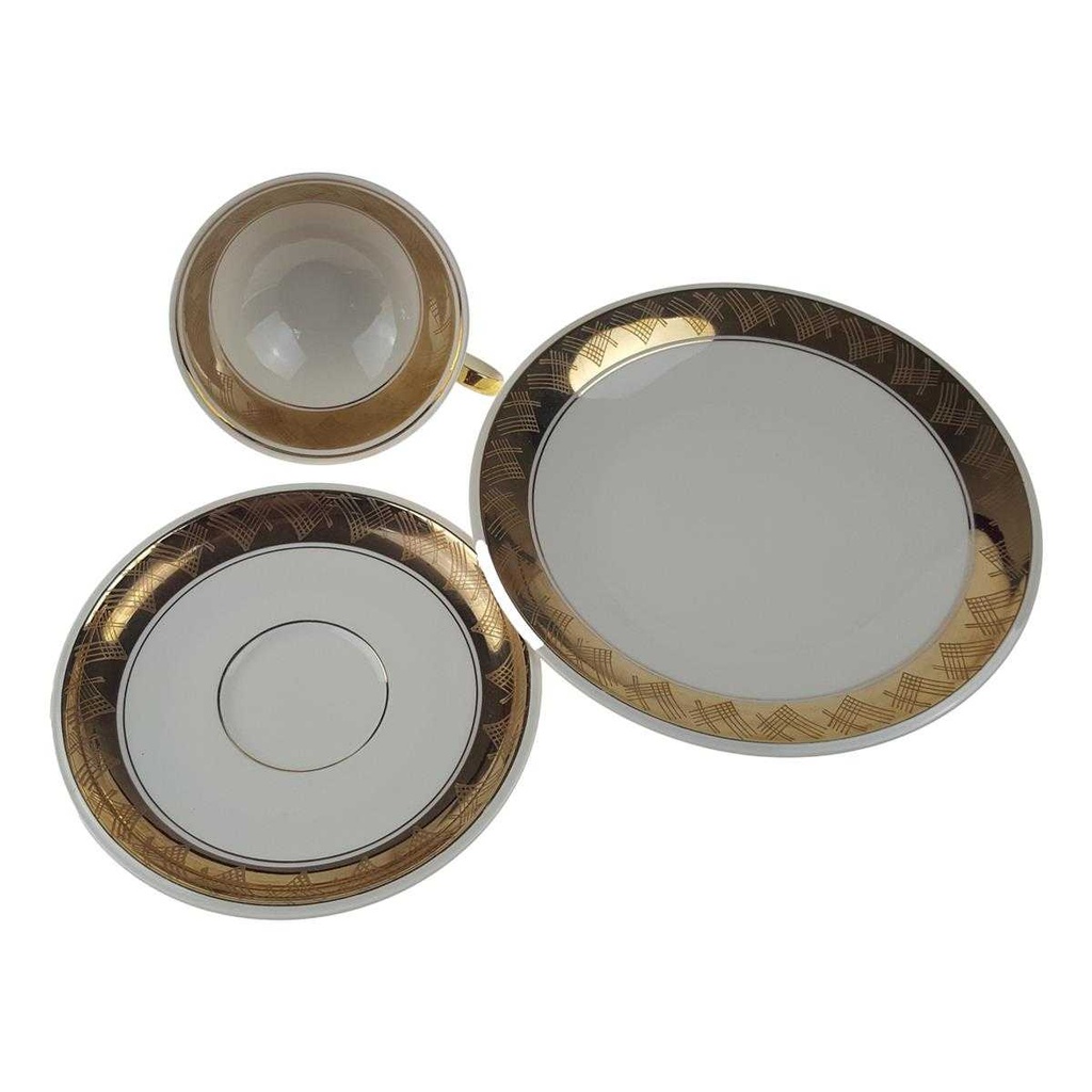 [458166583] Sammeltasse Sammelgedeck Teegedeck Goldrand Golddekor Mayer Wiesau Bavaria gebraucht - sehr gut Bild 3