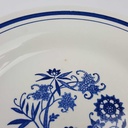 [458166585] Speiseteller Essteller 23,1 cm Oxford Brazil blau gebraucht - gut Bild 3