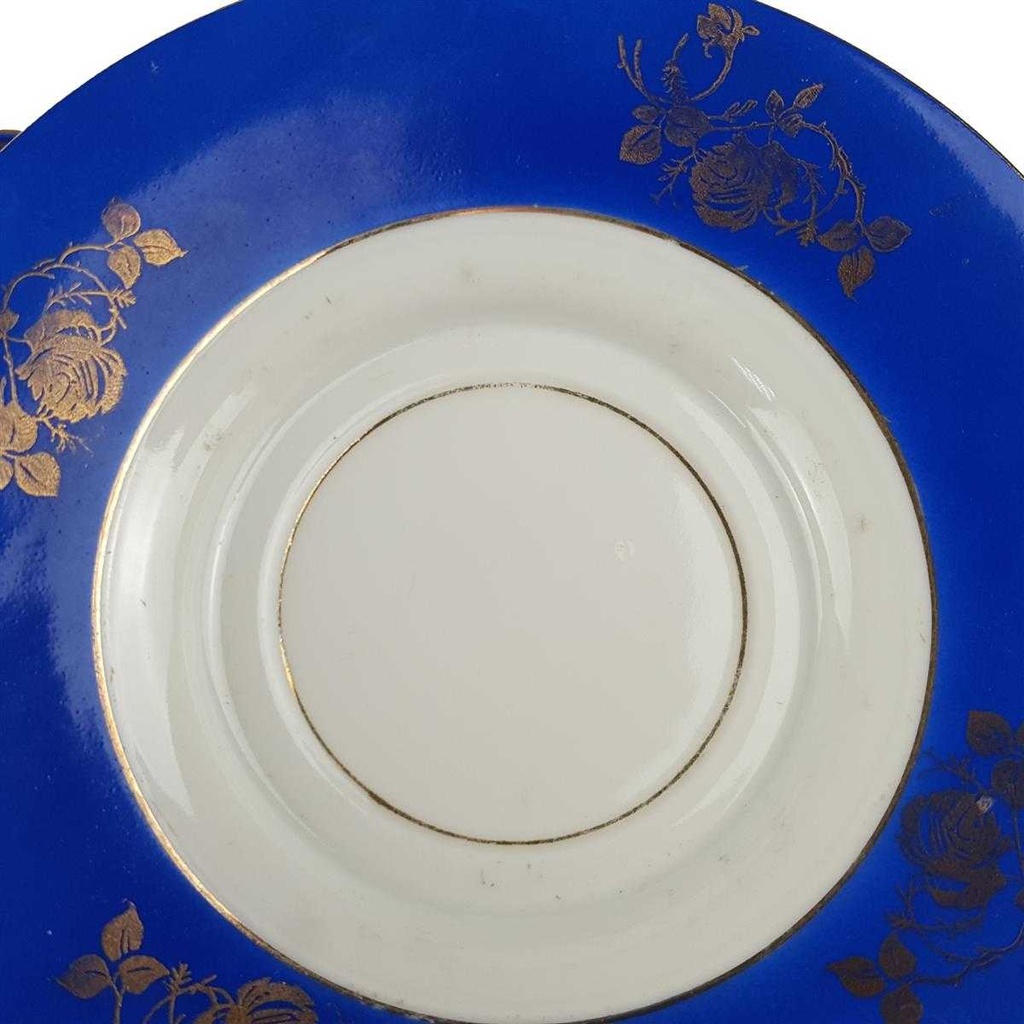 [458166587] Sammeltasse Sammelgedeck Teegedeck Volkstedt Goldene Blume gebraucht - gut Bild 3