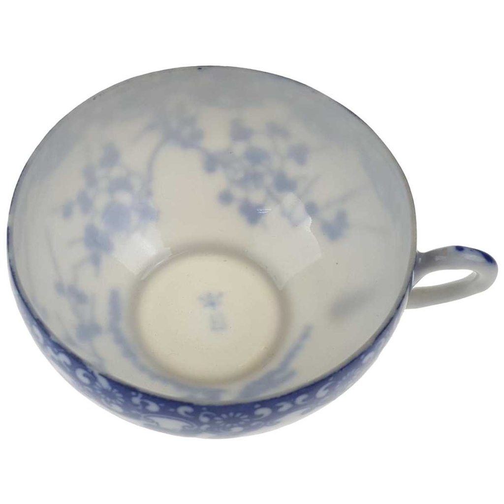 [458166591] Teetasse ohne Stempel 0,15 L Japan China Kirschblüte Blau gebraucht - gut Bild 2