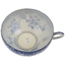 [458166591] Teetasse ohne Stempel 0,15 L Japan China Kirschblüte Blau gebraucht - gut Bild 2