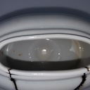 [458166596] Tischvase Vase 13,3 cm Abstrakt grün, weiß Porzellan Bild 5
