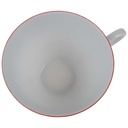 [458166599] Teetasse 0,2 L Schirnding Bavaria Roter Rand Netzdekor gebraucht - akzeptabel Bild 2