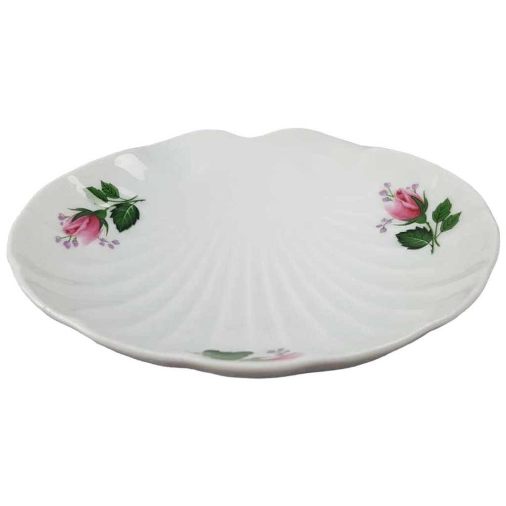 [45816661] Muschelschale Royal KPM Bavaria Form 1119 Rosendekor gebraucht - sehr gut Bild 2