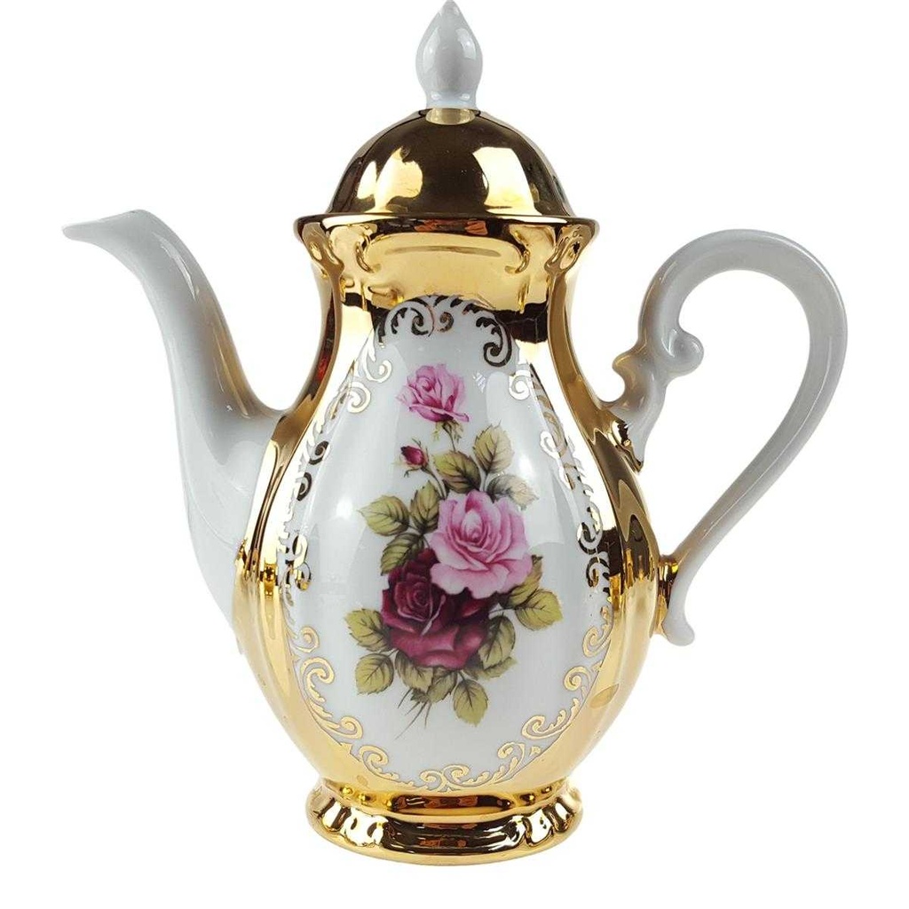 [458166620] Mokkaservice Golddekor Blumen gebraucht - sehr gut Bild 5